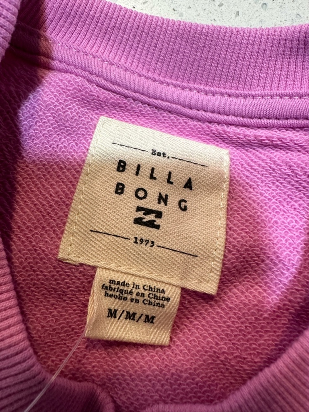NWT Billabong Arch Logo Crewneck Sweatshirt / NEW - Picture 8 of 16